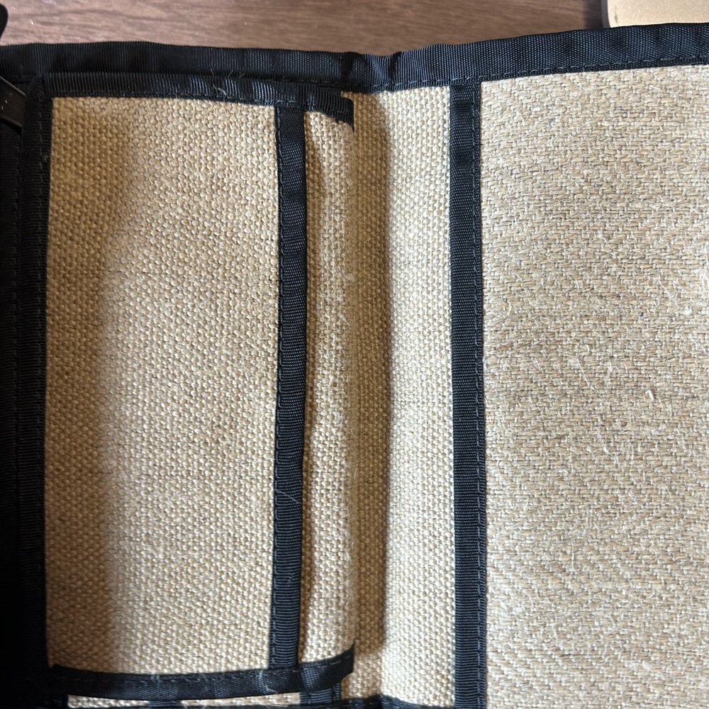 Hemp Canvas Wallet with Black Trim - Picture 5 of 6